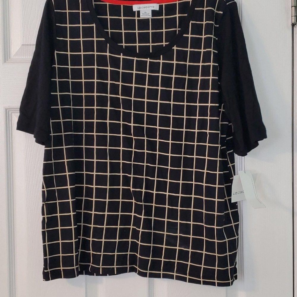 Woman's checkered top